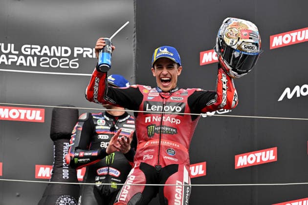 MOTO - MOTO GP - GRAND PRIX OF JAPAN 2026 MARQUEZ Marc (spa), Ducati Lenovo Team, Ducati Desmosedici GP26, podium, portrait during the 2026 MotoGP Motul Grand Prix of Japan on the Twin Ring Motegi Circuit from October 2 to 4th, At Motegi, Japan - MotegiJapan  Copyright: xGIGIxSOLDANOx