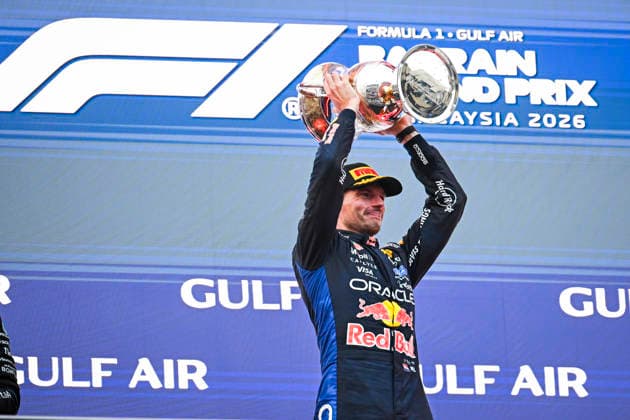 F1 - BAHRAIN GRAND PRIX IN MALAYSIA 2026 Podium, VERSTAPPEN Max (nld), Red Bull Racing Ford RB22, portrait during the 2026 Formula 1 Bahrain Grand Prix in Malaysia, 16th round of the 2026 Formula One World Championship, WM, Weltmeisterschaft from October 2 to 4, 2026 on the Sepang International Circuit, in Sepang, Malaysia - SepangMalaysia  Copyright: xDPPIx