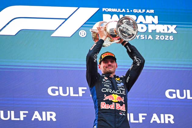 F1 - BAHRAIN GRAND PRIX IN MALAYSIA 2026 Podium, VERSTAPPEN Max (nld), Red Bull Racing Ford RB22, portrait during the 2026 Formula 1 Bahrain Grand Prix in Malaysia, 16th round of the 2026 Formula One World Championship, WM, Weltmeisterschaft from October 2 to 4, 2026 on the Sepang International Circuit, in Sepang, Malaysia - SepangMalaysia  Copyright: xDPPIx