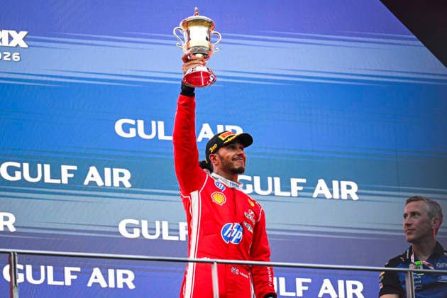 F1 - BAHRAIN GRAND PRIX IN MALAYSIA 2026 Podium, HAMILTON Lewis (gbr), Scuderia Ferrari SF-26, portrait during the 2026 Formula 1 Bahrain Grand Prix in Malaysia, 16th round of the 2026 Formula One World Championship, WM, Weltmeisterschaft from October 2 to 4, 2026 on the Sepang International Circuit, in Sepang, Malaysia - SepangMalaysia  Copyright: xDPPIx