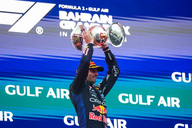 F1 - BAHRAIN GRAND PRIX IN MALAYSIA 2026 Podium, VERSTAPPEN Max (nld), Red Bull Racing Ford RB22, portrait during the 2026 Formula 1 Bahrain Grand Prix in Malaysia, 16th round of the 2026 Formula One World Championship, WM, Weltmeisterschaft from October 2 to 4, 2026 on the Sepang International Circuit, in Sepang, Malaysia - SepangMalaysia  Copyright: xDPPIx