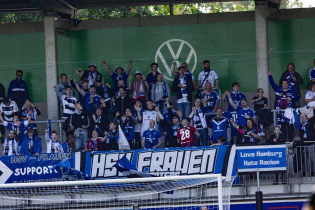 Soccer I Women s I 2026–2027 Season I Bundesliga I VfL Wolfsburg vs. Hamburger SV I October 4, 2026 Hamburger SV Fans Wolfsburg AOK Stadium Lower Saxony, Germany Copyright: xLobeca CedricxSiefkerx