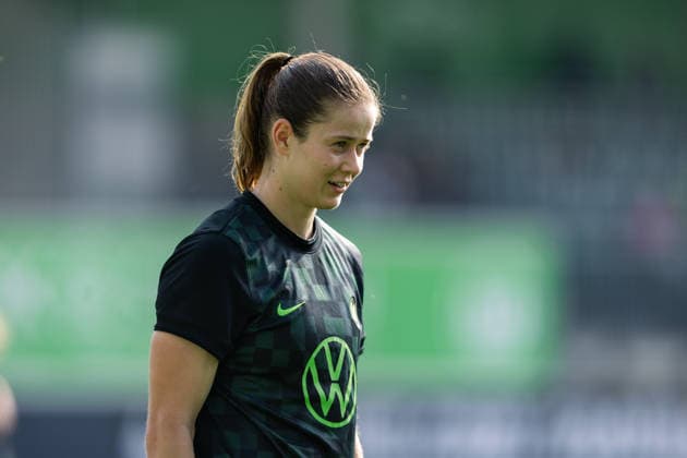 Soccer I Women s I 2026–2027 Season I Bundesliga I VfL Wolfsburg vs. Hamburger SV I October 4, 2026 Stina Johannes 1, VfL Wolfsburg, cutout, close-up, portrait, single photo, single image, body, Wolfsburg, AOK Stadium, Lower Saxony, Germany Copyright: xLobeca CedricxSiefkerx