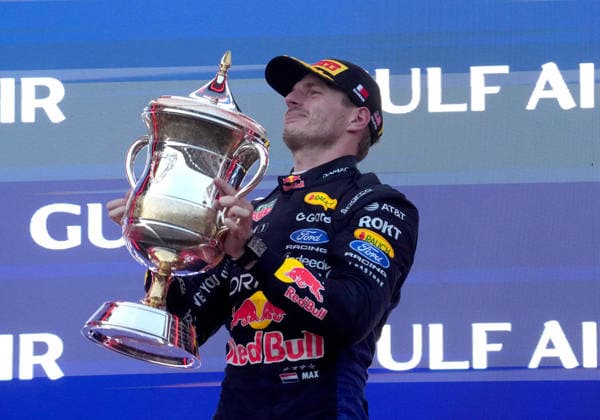 2026 Formula 1 Gulf Air Bahrain Grand Prix, October 4, 2026, Sepang International Circuit, Kuala Lumpur, 2026 Formula 1 Gulf Air Bahrain Grand Prix, Podium, Winner Max Verstappen (NLD), Oracle Red Bull Racing, Kuala Lumpur, Sepang International Circuit, Malaysia Copyright: xNordphotox xBraticx