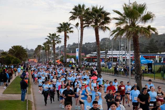 Vina del Mar, 4 de octubre 2026 Miles de corredores participan de los recorridos por el borde costero de la ciudad en las distancias 10k, 21k y 42k en la Maraton de Vina del Mar Sebastian Cisternas Photosport Maraton de Vina del Mar 2026