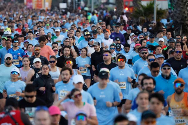 Vina del Mar, 4 de octubre 2026 Miles de corredores participan de los recorridos por el borde costero de la ciudad en las distancias 10k, 21k y 42k en la Maraton de Vina del Mar Sebastian Cisternas Photosport Maraton de Vina del Mar 2026