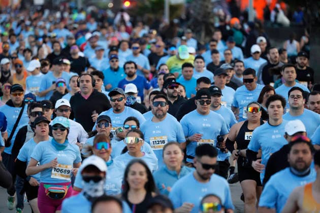 Vina del Mar, 4 de octubre 2026 Miles de corredores participan de los recorridos por el borde costero de la ciudad en las distancias 10k, 21k y 42k en la Maraton de Vina del Mar Sebastian Cisternas Photosport Maraton de Vina del Mar 2026