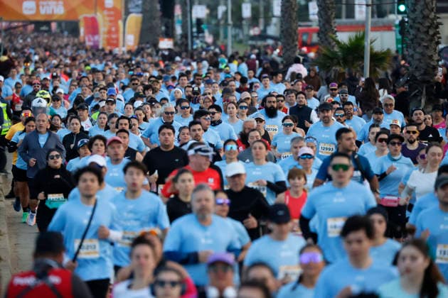 Vina del Mar, 4 de octubre 2026 Miles de corredores participan de los recorridos por el borde costero de la ciudad en las distancias 10k, 21k y 42k en la Maraton de Vina del Mar Sebastian Cisternas Photosport Maraton de Vina del Mar 2026