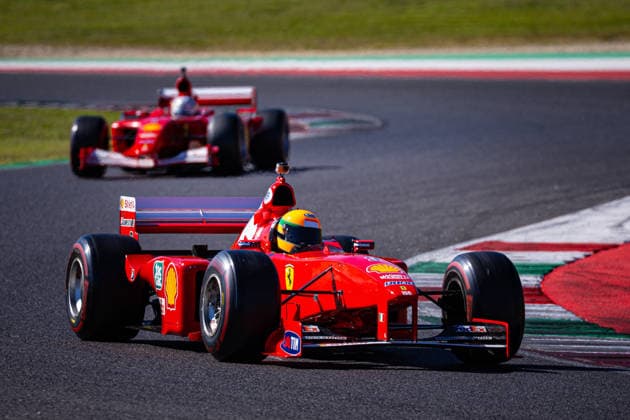 MOTORSPORTS - Classic Cars - ITALIAN HISTORIC GRAND PRIX Photo by IPA ABACAPRESS.COM89291454 - Ferrari Corse Clienti F1 Cars exhibition during the Historic Italian Grand Prix, Mugello (FI), October 2–4, 2026. Barberino del Mugello Italy  Copyright: xIPAxSport ABACAx