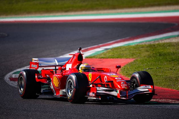 MOTORSPORTS - Classic Cars - ITALIAN HISTORIC GRAND PRIX Photo by IPA ABACAPRESS.COM89291455 - Ferrari Corse Clienti F1 Cars exhibition during the Historic Italian Grand Prix, Mugello (FI), October 2–4, 2026. Barberino del Mugello Italy  Copyright: xIPAxSport ABACAx