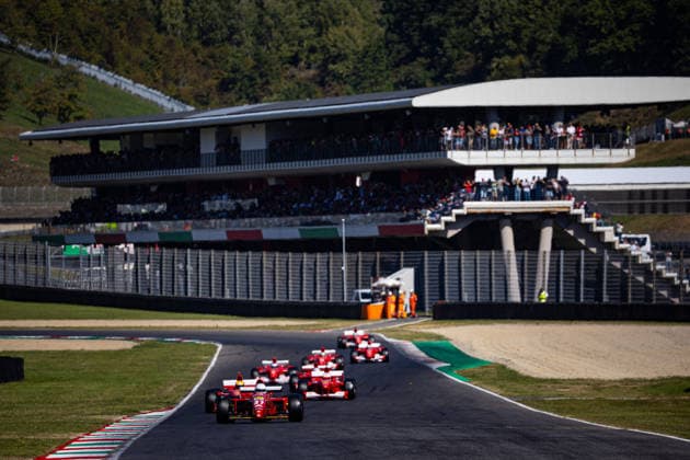 MOTORSPORTS - Classic Cars - ITALIAN HISTORIC GRAND PRIX Photo by IPA ABACAPRESS.COM89291457 - Ferrari Corse Clienti F1 Cars exhibition during the Historic Italian Grand Prix, Mugello (FI), October 2–4, 2026. Barberino del Mugello Italy  Copyright: xIPAxSport ABACAx