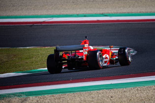 MOTORSPORTS - Classic Cars - ITALIAN HISTORIC GRAND PRIX Photo by IPA ABACAPRESS.COM89291459 - Ferrari Corse Clienti F1 Cars exhibition during the Historic Italian Grand Prix, Mugello (FI), October 2–4, 2026. Barberino del Mugello Italy  Copyright: xIPAxSport ABACAx