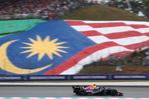 F1 Bahrain Grand Prix In Malaysia SEPANG, MALAYSIA - OCTOBER 4: Max Verstappen of Red Bull Racing during the Formula 1 Bahrain Grand Prix at Sepang International Circuit in Sepang, Malaysia on October 4, 2026. Jakub Porzycki Anadolu Sepang Malaysia. Editorial use only. Please get in touch for any other usage.  Copyright: x2026xAnadoluxJakubxPorzyckix