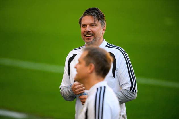 October 4, 2026: Daniel Ekvall of the Swedish men’s national soccer team at a training session on October 4, 2026 in Bucharest. Photo by Ludvig Thunman, BILDBYRAN. Code: LT LT0826. soccer, football, fotball, Nations League, UEFA Nations League, practice, training, Sweden, Sverige, Sverige A, bbeng, soccer, football, fotball, Nations League, UEFA Nations League, practice, training, Sweden, Sverige, Sverige A, bbengige sweden sverige a bbeng Copyright: LUDVIGxTHUNMAN BB261004LT022