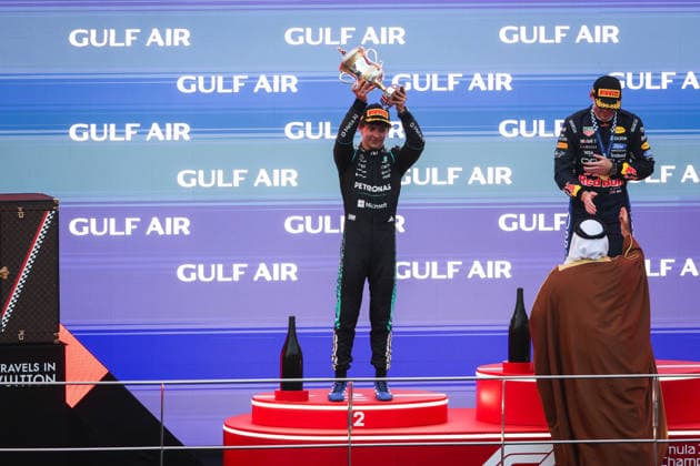 F1 - BAHRAIN GRAND PRIX IN MALAYSIA 2026 podium KIMI ANTONELLI Andrea (ita), Mercedes AMG F1 Team W17, portrait during the 2026 Formula 1 Bahrain Grand Prix in Malaysia, 16th round of the 2026 Formula One World Championship, WM, Weltmeisterschaft from October 2 to 4, 2026 on the Sepang International Circuit, in Sepang, Malaysia - SepangMalaysia  Copyright: xANTONINxVINCENTx