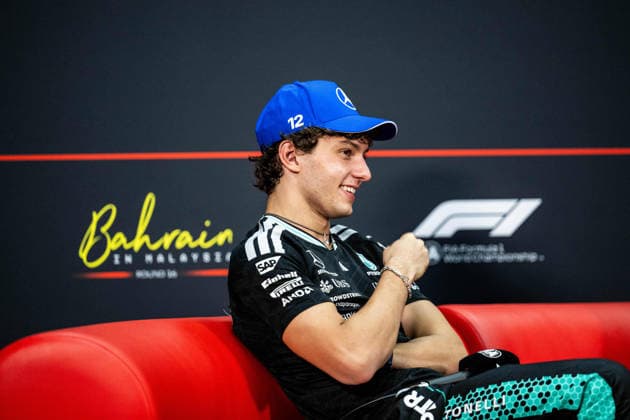 F1 - BAHRAIN GRAND PRIX IN MALAYSIA 2026 KIMI ANTONELLI Andrea (ita), Mercedes AMG F1 Team W17, portrait press conference, PK, Pressekonferenz during the 2026 Formula 1 Bahrain Grand Prix in Malaysia, 16th round of the 2026 Formula One World Championship, WM, Weltmeisterschaft from October 2 to 4, 2026 on the Sepang International Circuit, in Sepang, Malaysia - SepangMalaysia Copyright: xALBERTOxVIMERCATIx