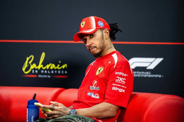 F1 - BAHRAIN GRAND PRIX IN MALAYSIA 2026 HAMILTON Lewis (gbr), Scuderia Ferrari SF-26, portrait press conference, PK, Pressekonferenz during the 2026 Formula 1 Bahrain Grand Prix in Malaysia, 16th round of the 2026 Formula One World Championship, WM, Weltmeisterschaft from October 2 to 4, 2026 on the Sepang International Circuit, in Sepang, Malaysia - SepangMalaysia Copyright: xALBERTOxVIMERCATIx
