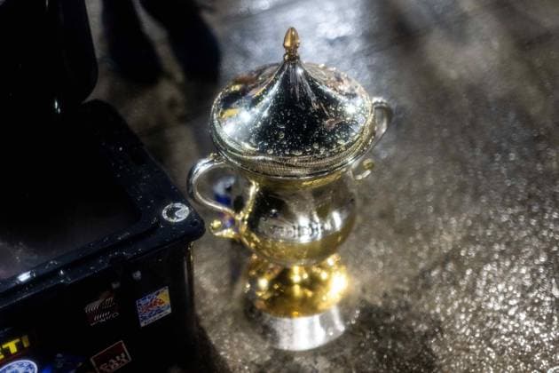 F1 - BAHRAIN GRAND PRIX IN MALAYSIA 2026 Trophy Red Bull Racing during the 2026 Formula 1 Bahrain Grand Prix in Malaysia, 16th round of the 2026 Formula One World Championship, WM, Weltmeisterschaft from October 2 to 4, 2026 on the Sepang International Circuit, in Sepang, Malaysia - SepangMalaysia Copyright: xALBERTOxVIMERCATIx