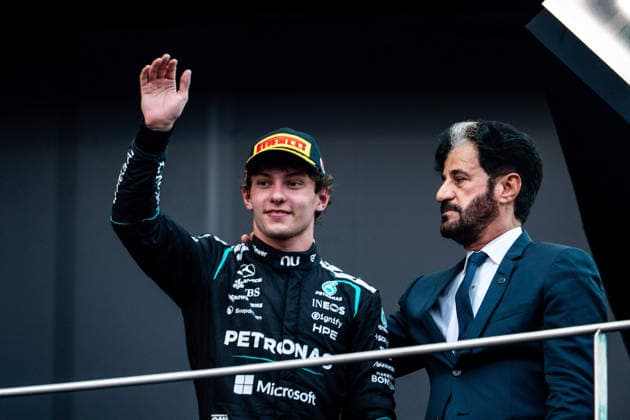 F1 - BAHRAIN GRAND PRIX IN MALAYSIA 2026 KIMI ANTONELLI Andrea (ita), Mercedes AMG F1 Team W17, portrait podium during the 2026 Formula 1 Bahrain Grand Prix in Malaysia, 16th round of the 2026 Formula One World Championship, WM, Weltmeisterschaft from October 2 to 4, 2026 on the Sepang International Circuit, in Sepang, Malaysia - SepangMalaysia  Copyright: xALBERTOxVIMERCATIx