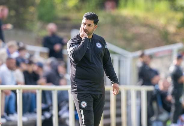 Soccer, Men s, 2026–2027 Season, COSY WASCH Berlin State Cup, 3rd Round, SV Tasmania vs. VSG Altglienicke, Coach Pardis Fardjad Azad (SV Tasmania Berlin), October 4, 2026, Copyright: xMatthiasxKochx
