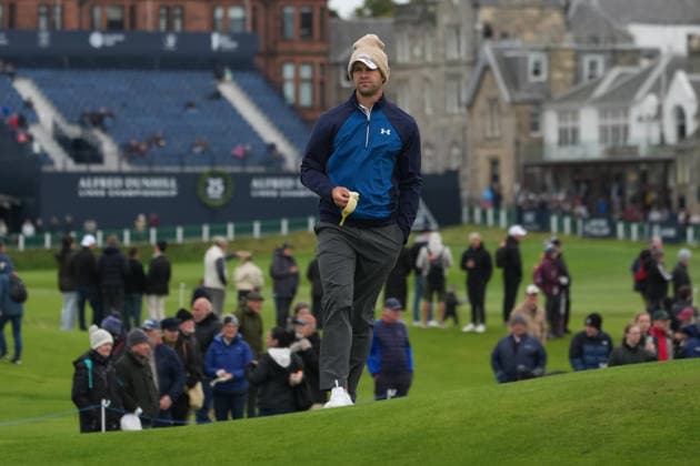 RECORD DATE NOT STATED 4th October 2026; Old Course at St Andrews, St Andrews, Scotland; DP World Tour Golf, Alfred Dunhill Links Championship, Final Day; Thomas Detry walks up the fairway on the 2nd hole AlecxBrown