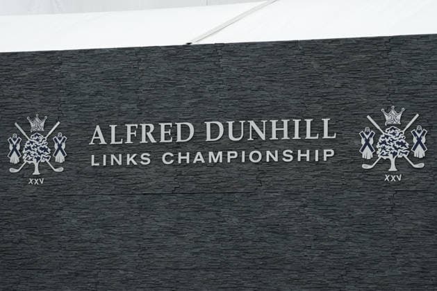 RECORD DATE NOT STATED 4th October 2026; Old Course at St Andrews, Mount Melville, Scotland; DP World Tour Golf, Alfred Dunhill Links Championship, Final Day; Alfred Dunhilll Links Championship signage AlecxBrown