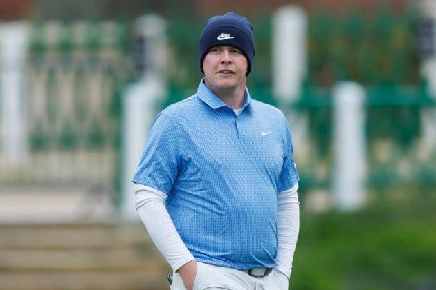 RECORD DATE NOT STATED 4th October 2026; Old Course at St Andrews, Mount Melville, Scotland; DP World Tour Golf, Alfred Dunhill Links Championship, Final Day; Robert Macintyre of Scotland walks down the first hole DavidxYoung