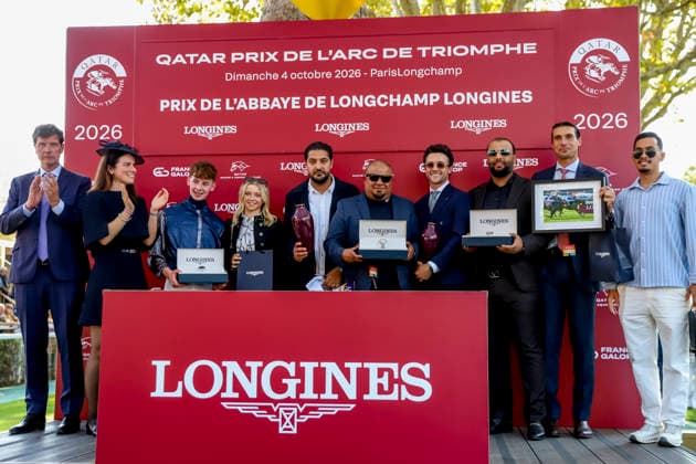 HORSE RACING 2026: Qatar Prix De LÃ¢â‚¬â ¢Arc De Triomphe Day Longchamp OCT 04 October 4, 2026, Paris, USA: Miss Yechance (9) ridden by Jack Nicholls wins the Prix De LÃ¢â‚¬â ¢abbaye Longchamp Longines (Group 1) during Qatar Prix de lÃ¢â‚¬â ¢arc de Triomphe day at Longchamp Racecourse in Paris, France on October 4, 2026. Sandra Scherning Eclipse Sportswire CSM(Credit Image: Â Sandra Scherning Cal Media) Paris USA EDITORIAL USE ONLY Copyright: xx ZUMA-20261004_faf_cs17_064.jpg SandraxScherningx csmphotothree530723