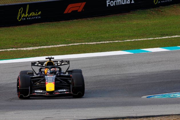 4th October 2026; Sepang IC, Kuala Lumpur, Malaysia; Formula 1, Bahrain Grand Prix, Race Day; Max Verstappen (3) of Netherlands and Oracle Red Bull Racing during the race StephenxBlackberry