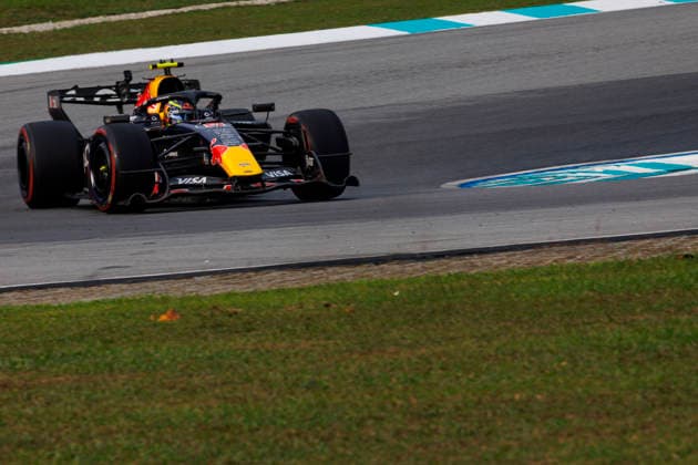 4th October 2026; Sepang IC, Kuala Lumpur, Malaysia; Formula 1, Bahrain Grand Prix, Race Day; Isack Hadjar (6) of France and Oracle Red Bull Racing during the race StephenxBlackberry
