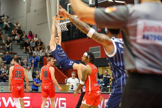 GER, GIESSEN 46ers vs. VfL SparkassenStars Bochum, Basketball, ProA, Matchday 3, 2026–2027 Season, April 10, 2026,Neil Masnic VfL SparkassenStars Bochum GER, GIESSEN 46ers vs. VfL SparkassenStars Bochum, Basketball, ProA, Matchday 3, 2026–2027 Season, April 10, 2026 GIESSEN 46ers Copyright: xEibner-Pressefoto JavadxMohammadpourx EP_JMR