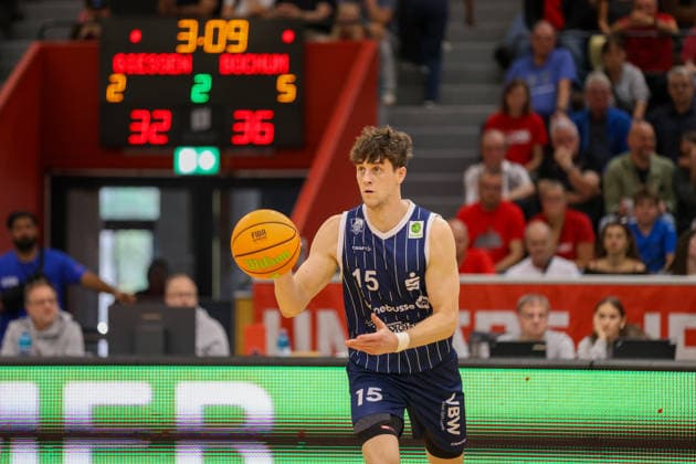 GER, GIESSEN 46ers vs. VfL SparkassenStars Bochum, Basketball, ProA, Matchday 3, 2026–2027 Season, April 10, 2026,Thomas Kamarad VfL SparkassenStars Bochum GER, GIESSEN 46ers vs. VfL SparkassenStars Bochum, Basketball, ProA, Matchday 3, 2026–2027 Season, April 10, 2026 GIESSEN 46ers Copyright: xEibner-Pressefoto JavadxMohammadpourx EP_JMR