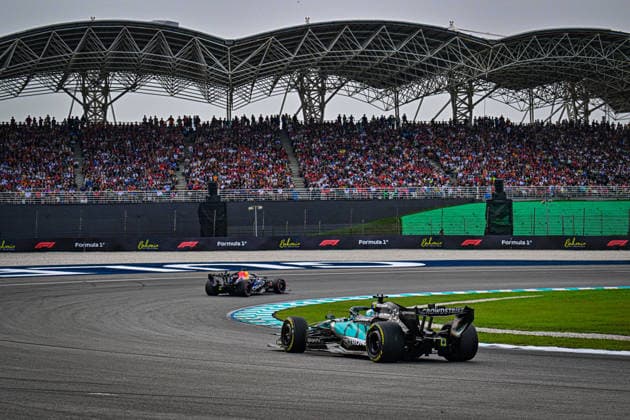 during the Race of Formula 1 Gulf Air Bahrain Grand Prix in Malaysia 2026 at Sepang International Circuit in Sepang, Malaysia. Round 16 of 23 of the 2026 FIA Formula One World Championship, WM, Weltmeisterschaft held October 2-4, 2026. The race was relocated from Bahrain to Malaysia and held at Sepang International Circuit. Formula 1 Gulf Air Bahrain Grand Prix in Malaysia 2026 - Round 16 of 23 - Sepang International Circuit, Sepang, Malaysia F1-2026-R04-BHR