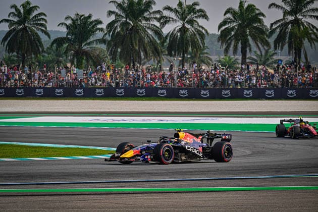 during the Race of Formula 1 Gulf Air Bahrain Grand Prix in Malaysia 2026 at Sepang International Circuit in Sepang, Malaysia. Round 16 of 23 of the 2026 FIA Formula One World Championship, WM, Weltmeisterschaft held October 2-4, 2026. The race was relocated from Bahrain to Malaysia and held at Sepang International Circuit. Formula 1 Gulf Air Bahrain Grand Prix in Malaysia 2026 - Round 16 of 23 - Sepang International Circuit, Sepang, Malaysia F1-2026-R04-BHR