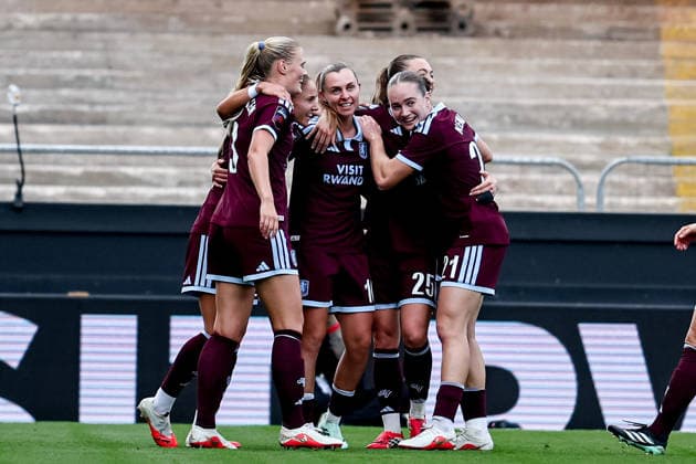 Aston Villa Women v Crystal Palace Women, Women s Super League GOAL scores 1-0 Aston Villa Women defender Noelle Maritz (16) scores and celebrates during the Women s Super League match between Aston Villa Women and Crystal Palace Women at Villa Park, Birmingham, UK on 4 October 2026. Birmingham Villa Park West Midlands UK Editorial use only , Copyright: xManjitxNarotrax PSI-24960-0050