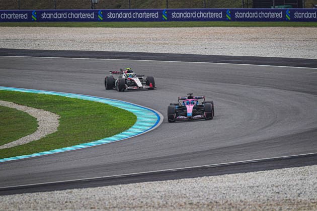 Pierre Gasly (FRA) - BWT Alpine F1 Team during the Race of Formula 1 Gulf Air Bahrain Grand Prix in Malaysia 2026 at Sepang International Circuit in Sepang, Malaysia. Round 16 of 23 of the 2026 FIA Formula One World Championship, WM, Weltmeisterschaft held October 2-4, 2026. The race was relocated from Bahrain to Malaysia and held at Sepang International Circuit. Formula 1 Gulf Air Bahrain Grand Prix in Malaysia 2026 - Round 16 of 23 - Sepang International Circuit, Sepang, Malaysia F1-2026-R04-BHR