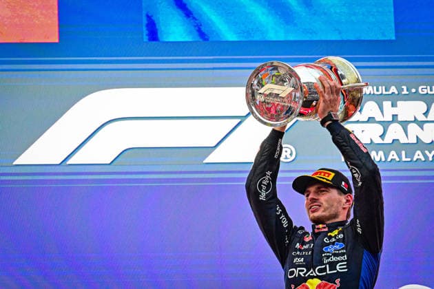 Podium of the Race during the Race of Formula 1 Gulf Air Bahrain Grand Prix in Malaysia 2026 at Sepang International Circuit in Sepang, Malaysia. Round 16 of 23 of the 2026 FIA Formula One World Championship, WM, Weltmeisterschaft held October 2-4, 2026. The race was relocated from Bahrain to Malaysia and held at Sepang International Circuit. Formula 1 Gulf Air Bahrain Grand Prix in Malaysia 2026 - Round 16 of 23 - Sepang International Circuit, Sepang, Malaysia F1-2026-R04-BHR