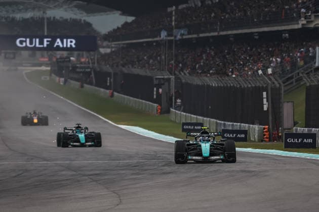 SEPANG, SGR - OCTOBER 04: Kimi Antonelli of Italy and Mercedes-AMG PETRONAS F1 Team in action during the race of the Formula 1 Gulf Air Bahrain Grand Prix on October 04, 2026 held at Sepang International Circuit in Sepang, Malaysia. (Photo by Hazrin Yeob Men Shah Icon Sportswire) AUTO: OCT 04 F1 Bahrain Grand Prix in Malaysia EDITORIAL USE ONLY Icon3782610045584