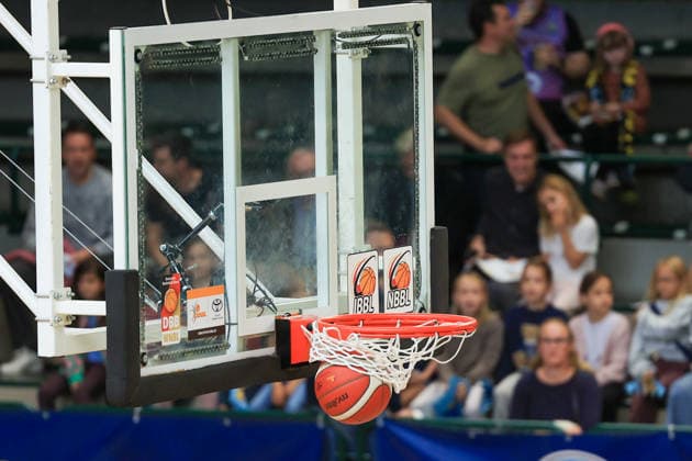 October 4, 2026, Basketball, Alba Berlin Women vs. BC Marburg, Women s Basketball Bundesliga (DBBL), Matchday 1, Sömmeringhalle, Berlin, Ball in the Basket, Berlin, Berlin, Germany