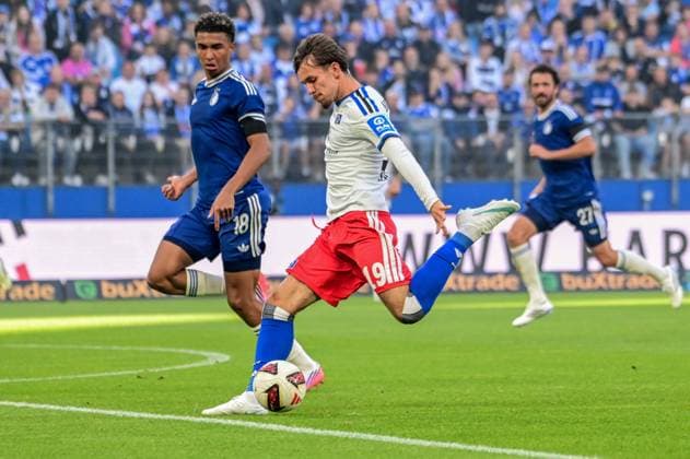 Otto Stange, HSV 18, Kenay Myrie, Copenhagen, Germany, Hamburg, Volksparkstadion, soccer, Bundesliga 1, friendly, Hamburger SV, FC Copenhagen