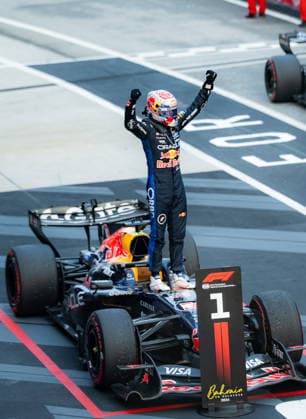 2026 Malaysian Grand Prix - Max Verstappen MAX VERSTAPPEN 1 (NED) of Oracle Red Bull Racing (Red Bull Racing RB22) celebrating his win on Sunday Race Day during the 2026 Formula 1 Gulf Air Bahrain Grand Prix in Malaysia at Sepang International Circuit in Kuala Lumpur, Malaysia, on October 4, 2026. Photo by Antoine LAPEYRE Reveries Agency ABACAPRESS.COM Kuala Lumpur Malaysia Copyright: xAntoinexLapeyre ReveriesxAgency ABACAx