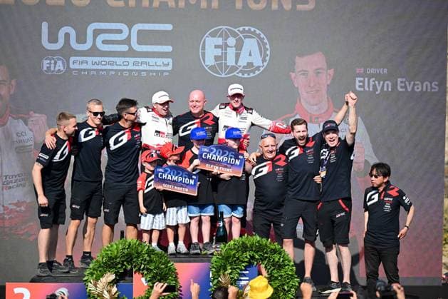 IPA89300008 - Elfyn Evans (GBR) and Scott Martin (GBR) will be crowned the new WRC, Motorsport Rallye, WM champions during the FIA WRC RALLY ITALIA SARDEGNA in Alghero, Italy, on October 1–4, 2026. Copyright: xFedericoxManoni IPAxSportx xx IPA89300008