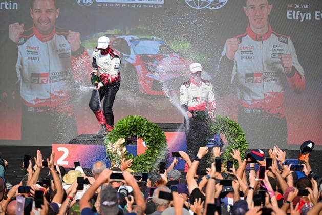 IPA89300013 - Elfyn Evans (GBR) and Scott Martin (GBR) will be crowned the new WRC, Motorsport Rallye, WM champions during the FIA WRC RALLY ITALIA SARDEGNA in Alghero, Italy, on October 1–4, 2026.  Copyright: xFedericoxManoni IPAxSportx xx IPA89300013