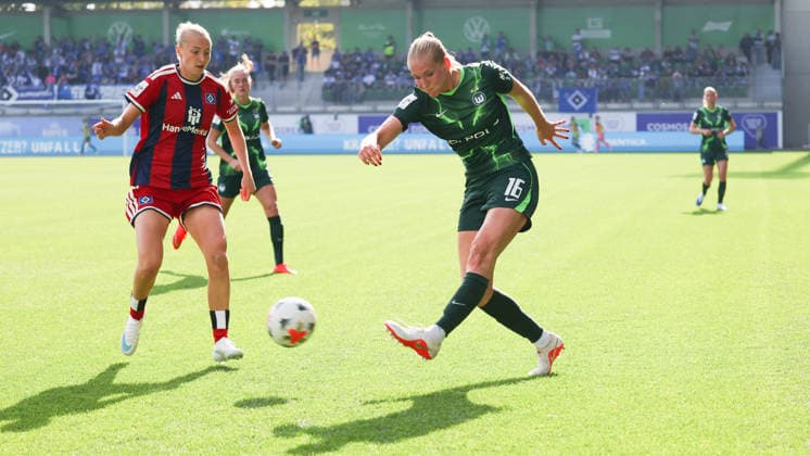 VfL vs. HSV, Women s Bundesliga, Wolfsburg, October 4, 2026, Soccer, Women, Google Pixel Bundesliga, 2026–2027 Season, VfL Wolfsburg vs. Hamburger SV, Sarai Linder, VfL Wolfsburg, AOK Stadium, Lower Saxony, Germany