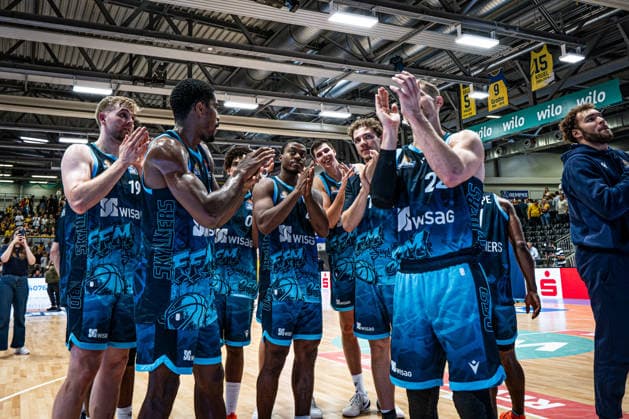 easyCredit BBL Phoenix Hagen vs. SKYLINERS Frankfurt, Hagen, October 4, 2026, Ischelandhalle Hagen SKYLINERS Frankfurt easyCredit BBL Phoenix Hagen vs. SKYLINERS Frankfurt, Hagen, October 4, 2026, Ischelandhalle Hagen Copyright: xBEAUTIFULxSPORTS Piepenstockx