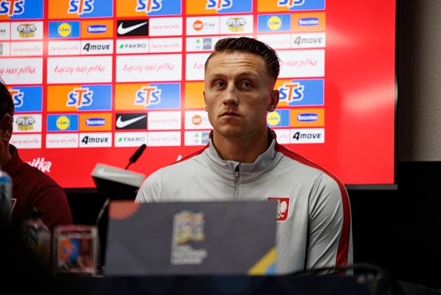 Marcin Bulka seen during Official press conference, PK, Pressekonferenz and training of Polish National football team before Nations League Division B game against Bosnia and Herzegovina (Maciej Rogowski Ball Raw Images) Zenica Ullevaal Stadion Bosnia and Herzegovina Copyright: xMaciejxRogowskix maciejrogowski_04102026conference