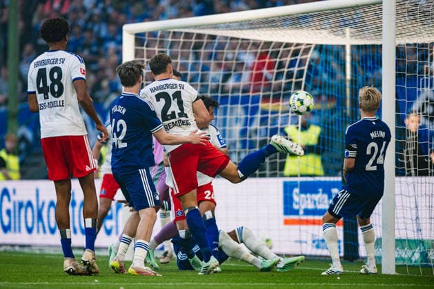 Friendly Match: Hamburger SV vs. FC Copenhagen, October 4, 2026 GOAL, CELEBRATION by Nicolai Remberg (Hamburger SV), 21–2 0 Soccer, Friendly Match: Hamburger SV vs. FC Copenhagen on October 4, 2026 at the Volksparkstadion, Hamburg. DFL regulations prohibit any use of photographs as image sequences and or quasi-video. Copyright: xBEAUTIFULxSPORTS Tonhäuserx