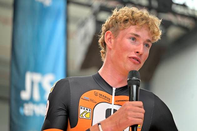 Cycling and Coffee - Lotto Intermarche - Charles Liegeois THIMISTER, BELGIUM - OCTOBER 04 : Solen Keije (NED) of Devo Lotto Intermarche during the Cycling and Coffee - Lotto Intermarche - Charles Liegeois Fan Day on October 4, 2026 in Thimister, Belgium, 04 10 2026 ( Thimister Belgium  Copyright: xSesx