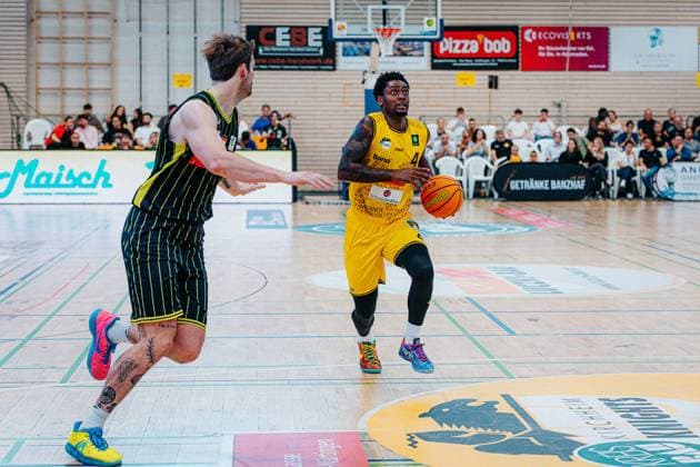 Desmond Watson Kreisbau Kirchheim Knights, 04 GER, Kreisbau Kirchheim Knights vs. Medikamente per Klick Bayreuth, Barmer 2 Basketball Bundesliga, Matchday 3, 2026–2027 Season, October 4, 2026 GER, Kreisbau Kirchheim Knights vs. Medikamente per Klick Bayreuth, Barmer 2 Basketball Bundesliga, Matchday 3, 2026–2027 season, October 4, 2026 Kirchheim u. Teck Copyright: xEibner-Pressefoto NinaxSanderx EP_NSR