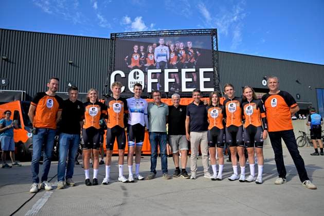 Cycling and Coffee - Lotto Intermarche - Charles Liegeois THIMISTER, BELGIUM - OCTOBER 04 : Charles Liegeois Cyclocross Team during the Cycling and Coffee - Lotto Intermarche - Charles Liegeois Fan Day on October 4, 2026 in Thimister, Belgium, 04 10 2026 ( Thimister Belgium  Copyright: xSesx